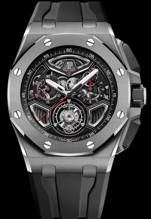 Replica AP Watch Audemars Piguet ROYAL OAK OFFSHORE SELFWINDING FLYING TOURBILLON CHRONOGRAPH 26622TI.GG.D002CA.01